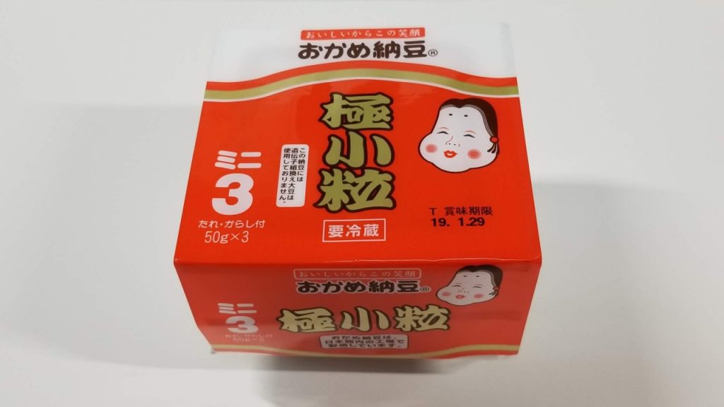 おかめなっとう 極小粒ミニ3｜商品情報｜タカノフーズ株式会社