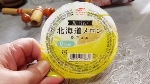マルハニチロ「果汁in北海道メロン＆アロエ（ゼリー）」_20190125_095512(0)